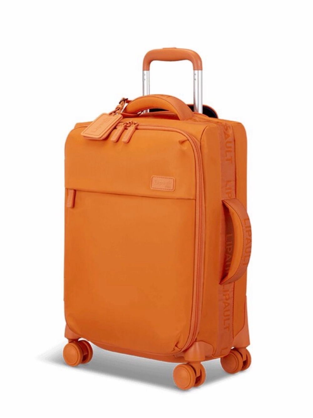 Bright Orange Carry-On Spinner Suitcase - Travel Luggage